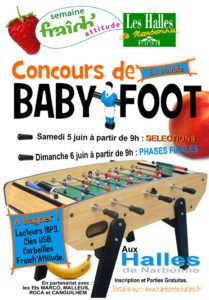 tournoi babyfoot halles narbonne 2010