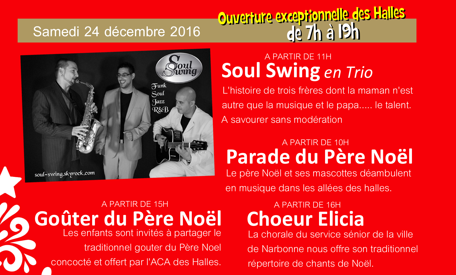 halles_narbonne_animation_soul_swing_gouter_choeur_elicia_pere_noel_mascottes_2016