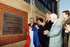 les halles inaugurees par le Maire Me Hubert MOULY 2