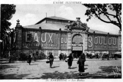 halles de Narbonne façade exterieure vers 1940