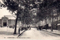 facade arriere exterieure halles de Narbonne vers 1910 C