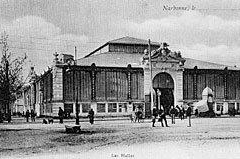 Facade exterieure halles de Narbonne XXeme siecle