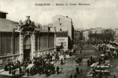 Les halles de Narbonne et le marché