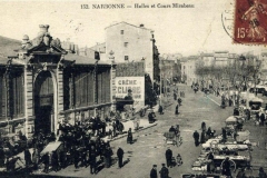 facade exterieure halles de Narbonne vers 1926