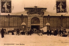 facade exterieure halles de Narbonne vers 1906