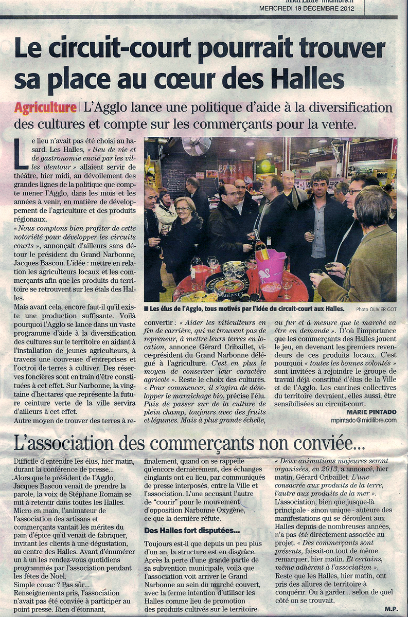 produits terroir_halles-denarbonne_midi-libre-19-12-2012