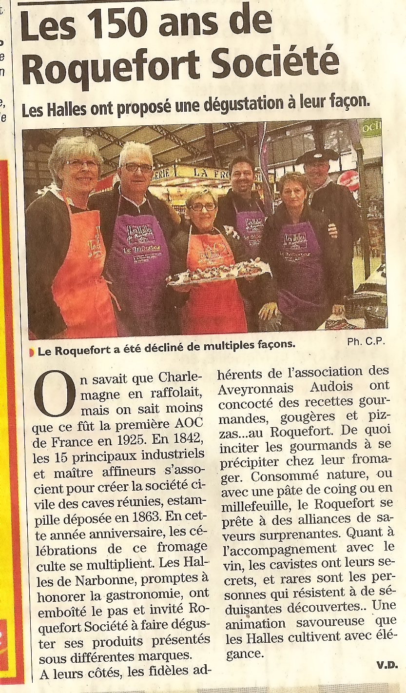 Animation_fromage_roquefort_societe_150_ans_association_artisans_commercants_halles_independant_15-11-2013