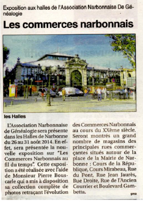 genealogie_exposition_commerces_narbonnais_halles_narbonne_petit_journal_28-08_au_03-09-2014