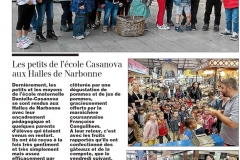 Midi Libre enfants ecole casanova coursan 14-10-2016