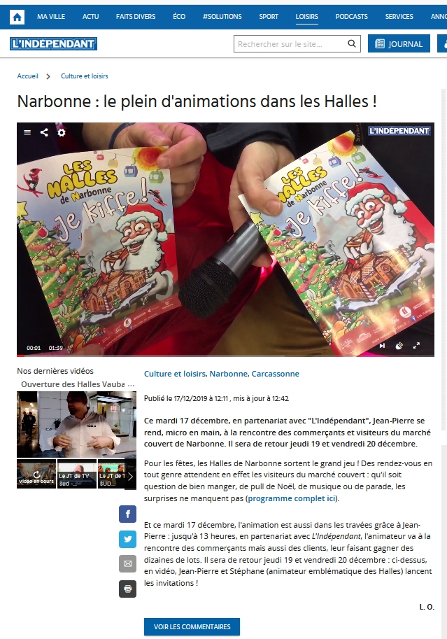 fete_fin_annee_noel_presentation_programme_2019_halles_narbonne_independant