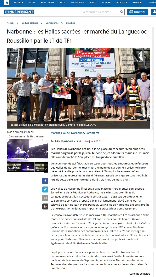 plus_beau_marche_de_france_TF1_2019_halles_narbonne_independant
