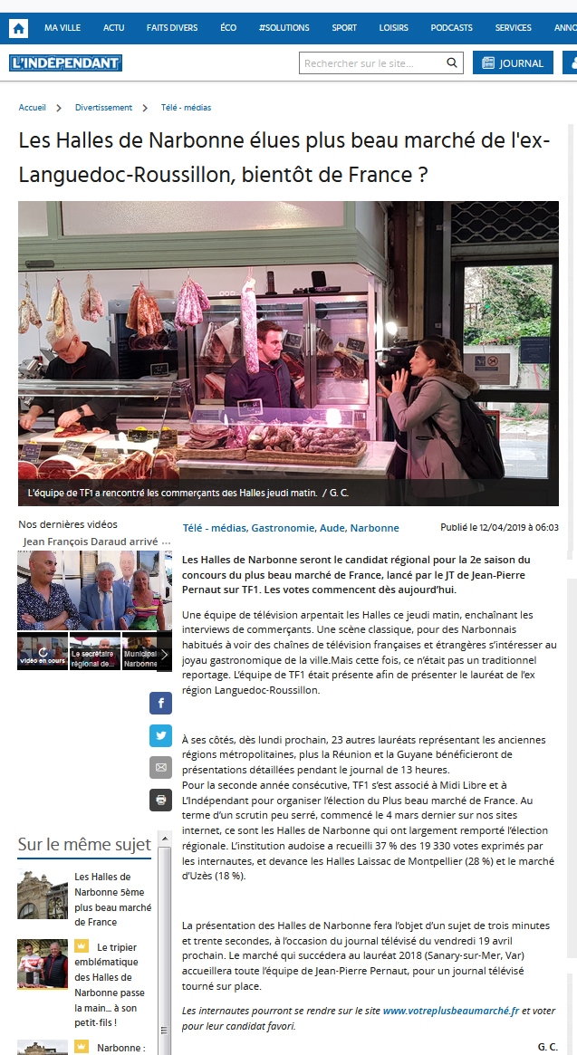 selection_plus_beau_marche_de_france_TF1_2019_halles_narbonne_independant
