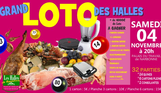 Grand Loto annuel des Halles 2017 !