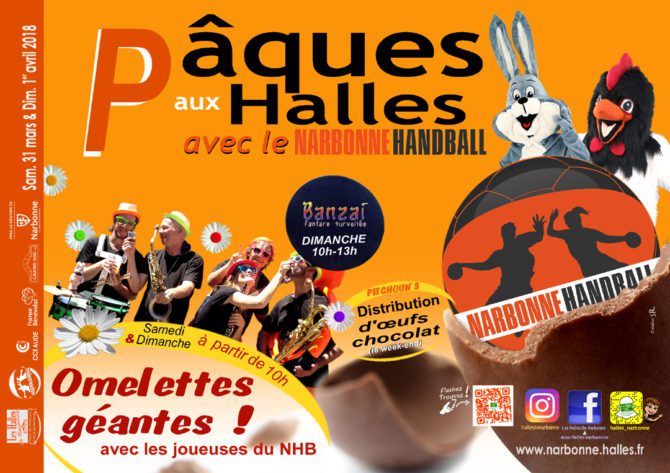 halles_narbonne_animation_paques_omelette_narbonne_handball_mpascotes_oeufs_2018