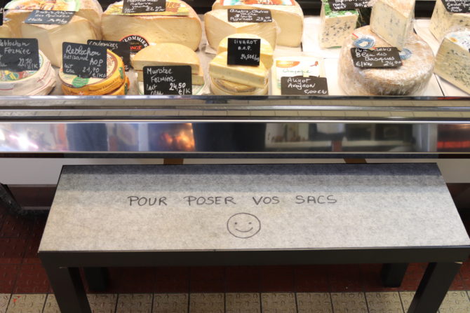 Et on charge en fromages …
