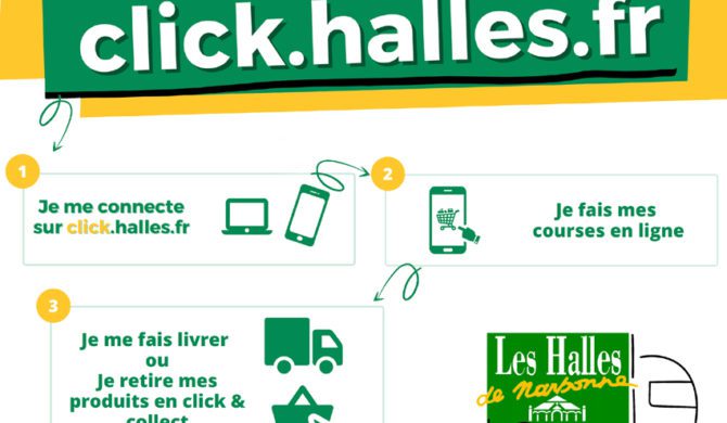 Un service collectif de livraison aux Halles de Narbonne – SERVICE SUSPENDU